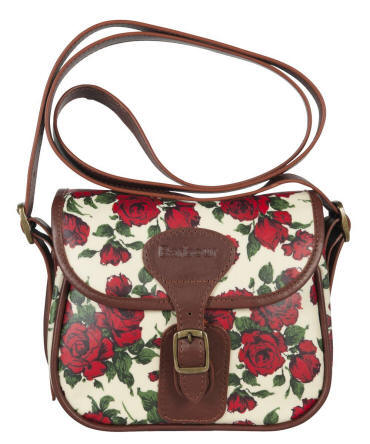 Barbour Ladies Mini Liberty Rose Beaufort Bag Red Rae Town